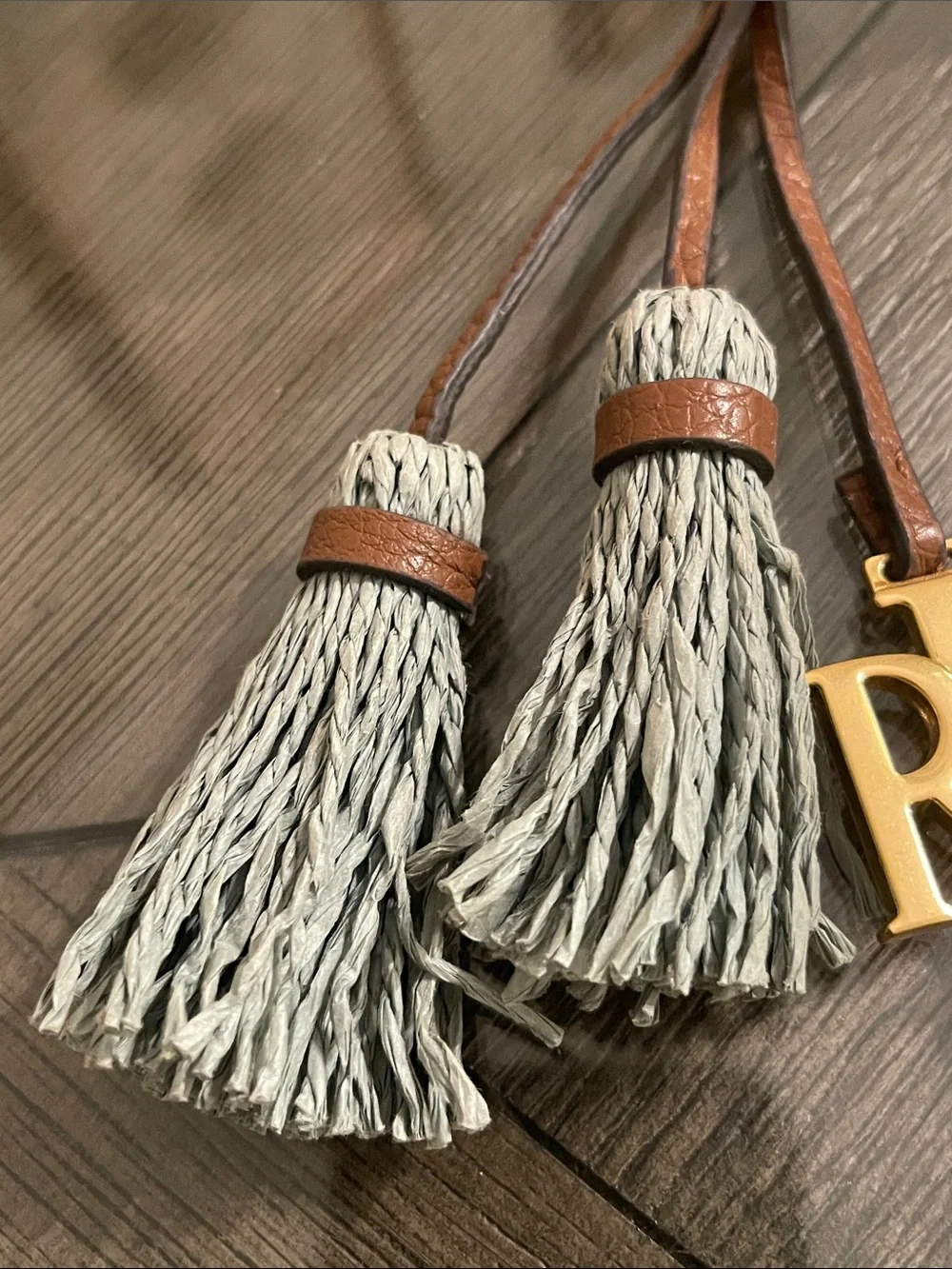 Lauren Ralph Lauren Replacement Three Tassel - Gold-tone Logo Bag Charm